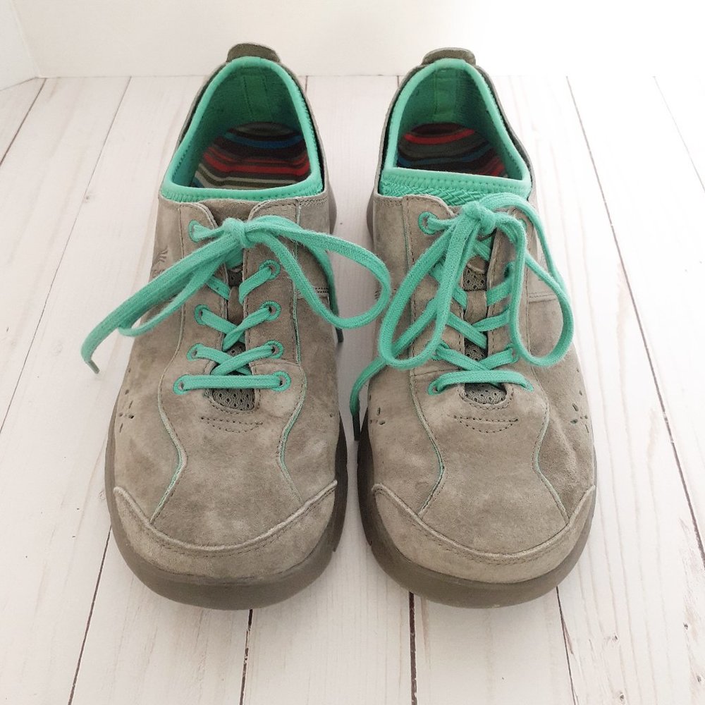 Dansko Elise Suede Sneakers Gray Size 40/Size 9.5-10